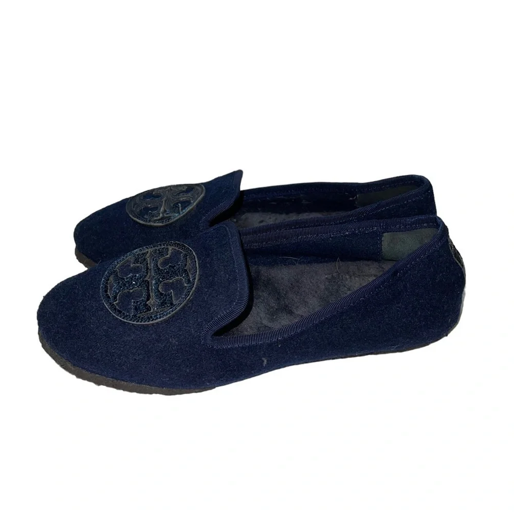 Tory Burch Fur Lined Wool Women Shoes Size 7
